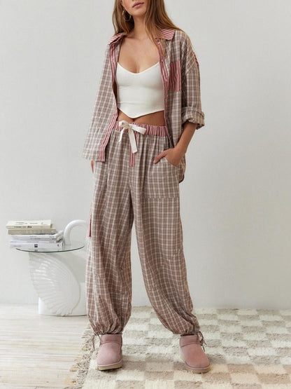 Lockeres Pyjama-Set für Damen